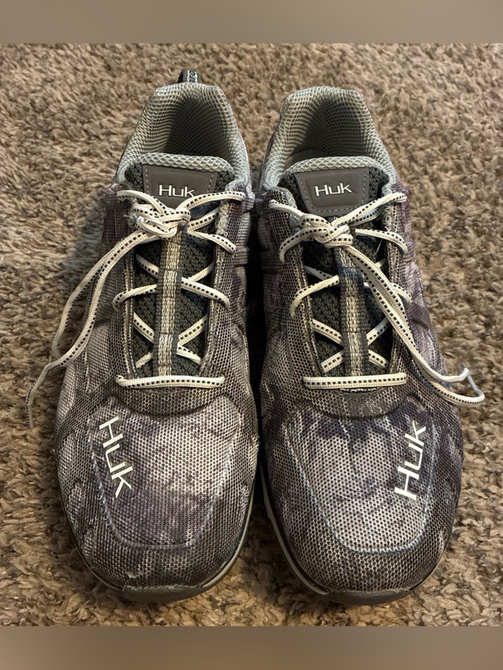 Huk Attack camo fishing shoes -size 11.5